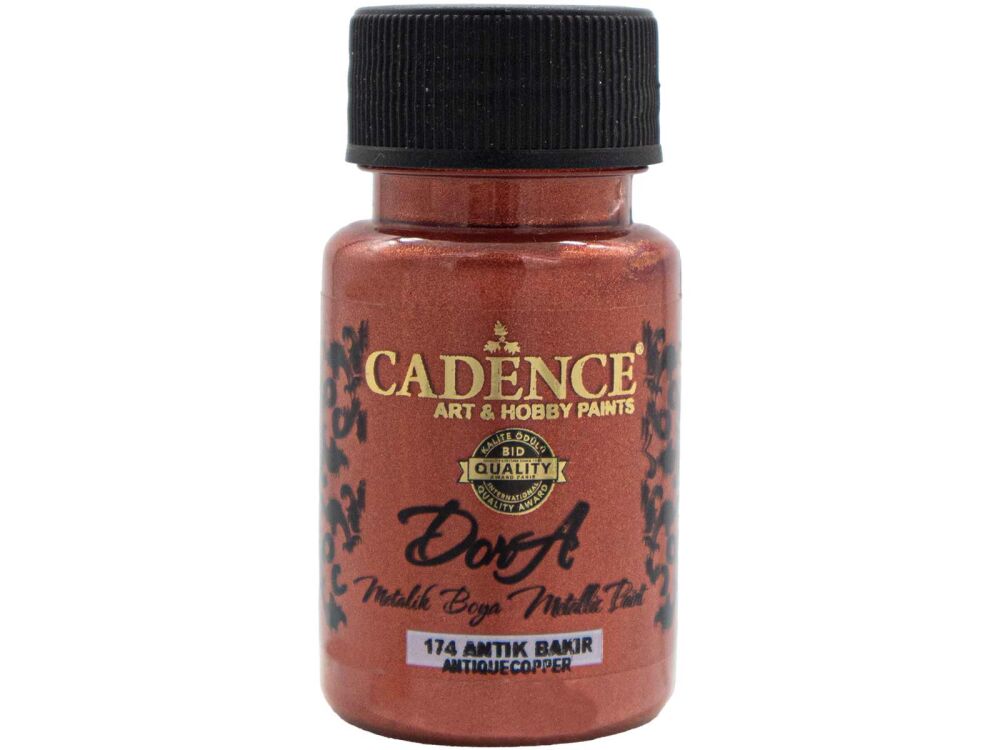 Cadence 174 Antik Bakır Dora Metalik Boya 50 ML - 1