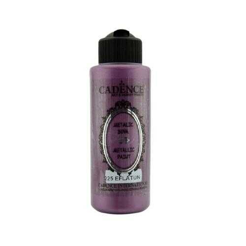 Cadence 225 Eflatun Metalik Sedefli Akrilik Boya 120 ML - Cadence