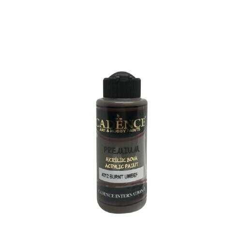 Cadence 4012 Burnt Umber Premium Akrilik Boya 120 ML - Cadence