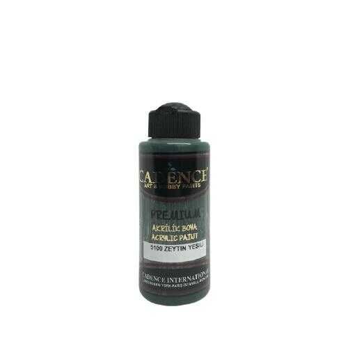 Cadence 5100 Zeytin Yeşili Premium Akrilik Boya 120 ML - Cadence