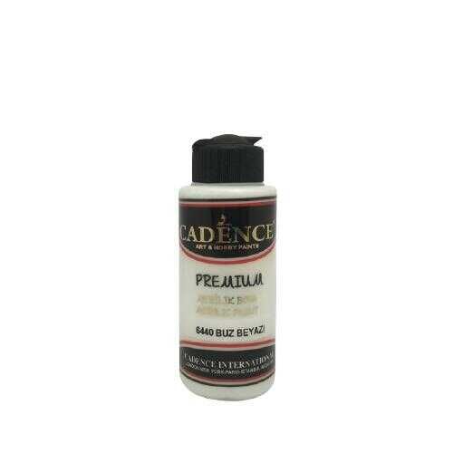 Cadence 6440 Buz Beyazı Premium Akrilik Boya 120 ML - Cadence