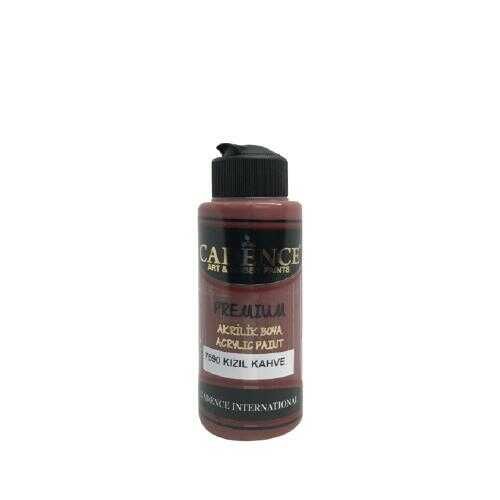 Cadence 7590 Kızıl Kahve Premium Akrilik Boya 120 ML - Cadence