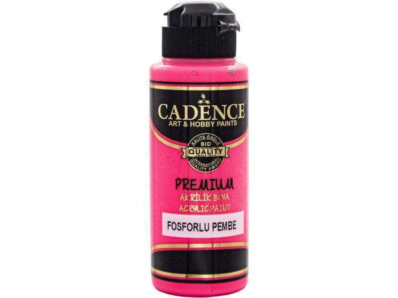 Cadence Fosforlu Pembe Premium Akrilik Boya 120 ML - Cadence