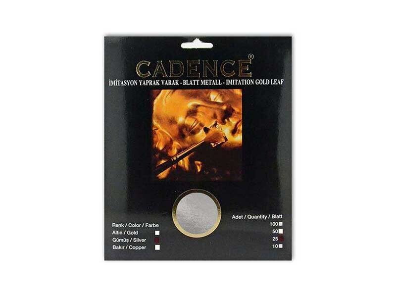 Cadence Gümüş Yaprak Varak 25 Adet - Cadence