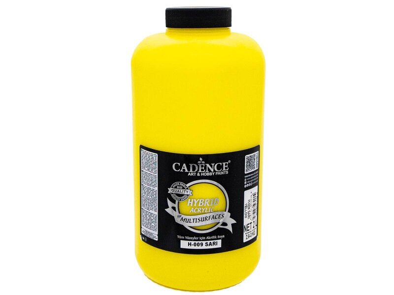 Cadence H-009 Hybrid Multisurface Akrilik Boya 2 LT Sarı - Cadence