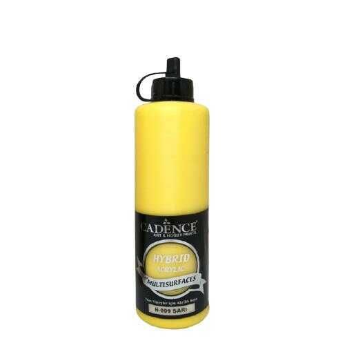 Cadence H-009 Sarı Hybrid Multisurfaces Akrilik Boya 500 ML - Cadence
