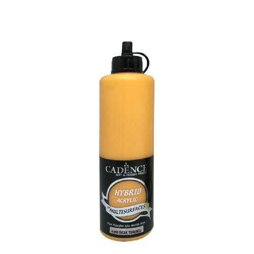 Cadence H-010 Sıcak Turuncu Hybrid Multisurfaces Akrilik Boya 500 ML - Cadence