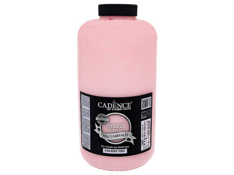Cadence H-024 Multisurface Akrilik Boya 2 LT Bebek Pembe - Cadence
