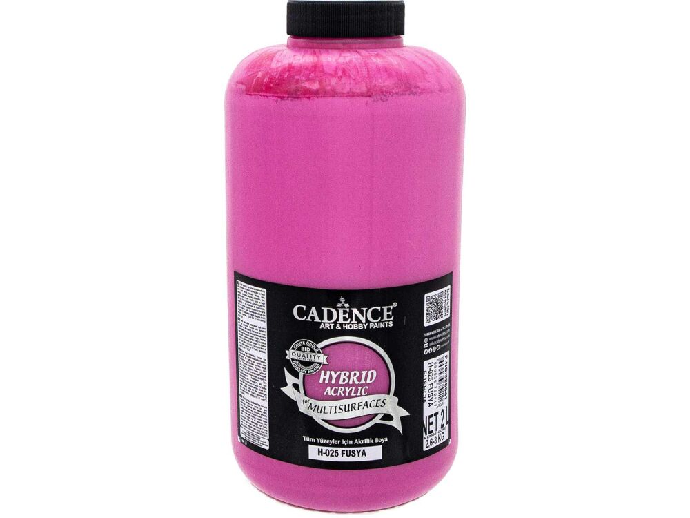 Cadence H-025 Hybrid Multisurface Akrilik Boya 2 LT  Fuşya - 1