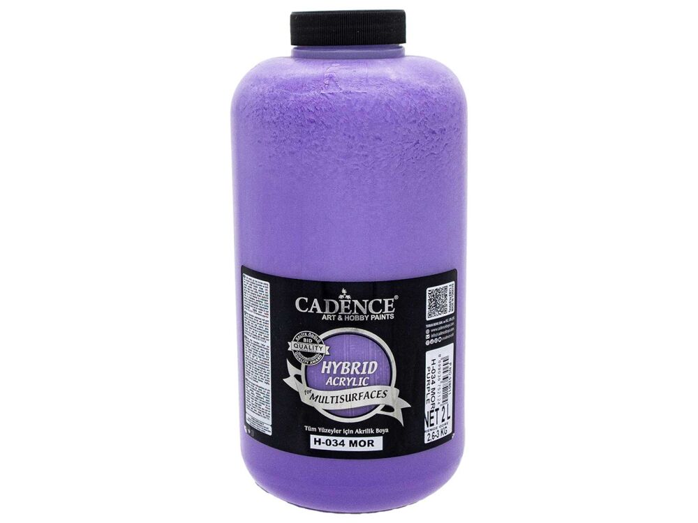 Cadence H-034 Hybrid Multisurface Akrilik Boya 2 LT Mor - 1