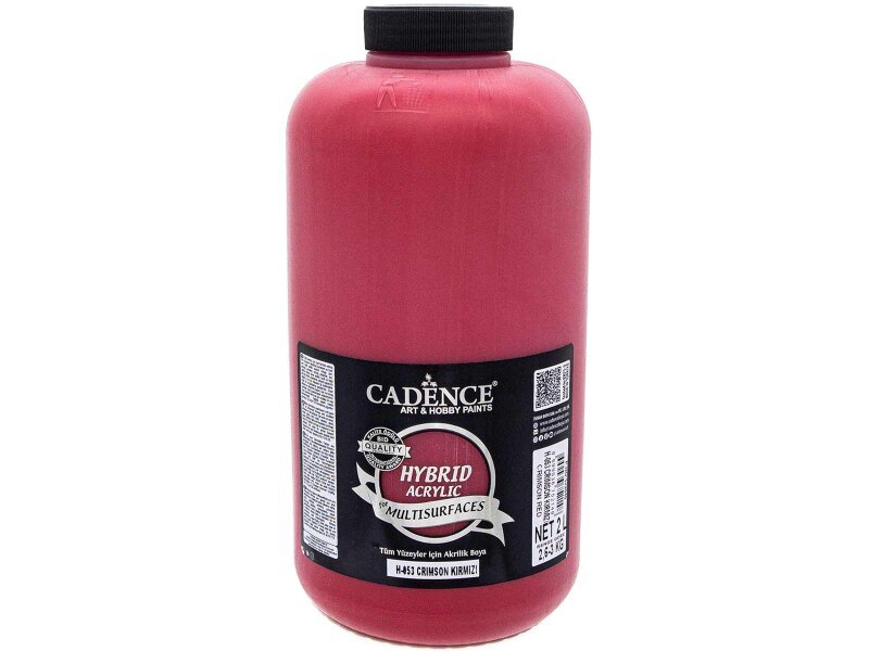 Cadence H-053 Hybrid Multisurface Akrilik Boya 2 LT Crimson Kırmızı - Cadence