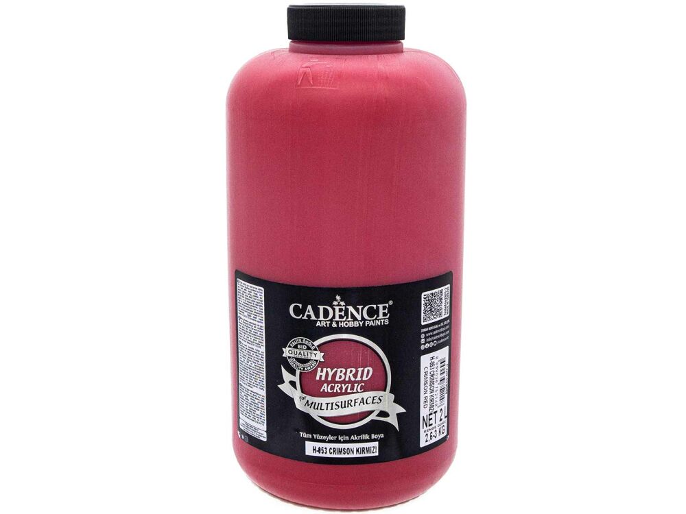 Cadence H-053 Hybrid Multisurface Akrilik Boya 2 LT Crimson Kırmızı - 1