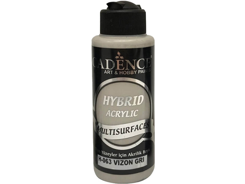 Cadence H-063 Vizon Gri Hybrid Multisurfaces Akrilik Boya 120 ML - Kimyacınız