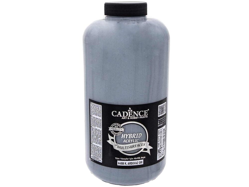 Cadence H-058 Hybrid Multisurface Akrilik Boya 2 LT Koyu Arduvaz Gri - 1