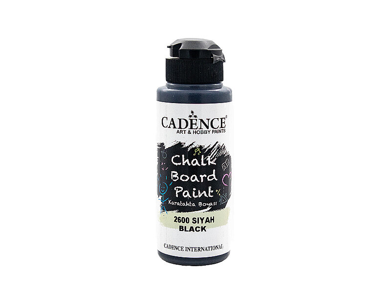 Cadence Kara Tahta Boyası 2600 Siyah 120 ML - Cadence