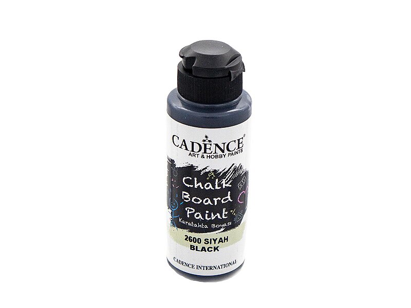 Cadence Kara Tahta Boyası 2600 Siyah 120 ML - 3