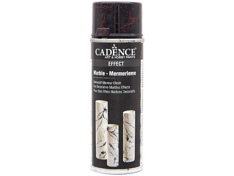 Cadence Kırmızı Silver Sprey Mermer Efekti 200 ML - 1
