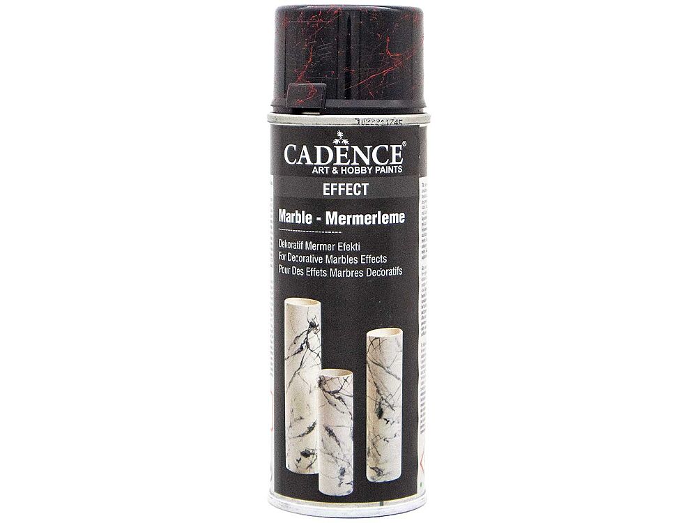Cadence Kırmızı Silver Sprey Mermer Efekti 200 ML - 1