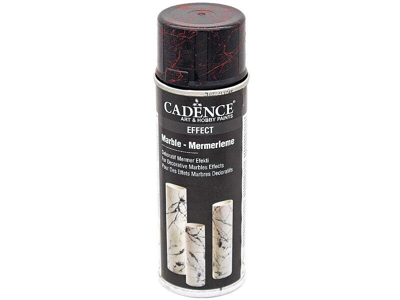 Cadence Kırmızı Silver Sprey Mermer Efekti 200 ML - 2
