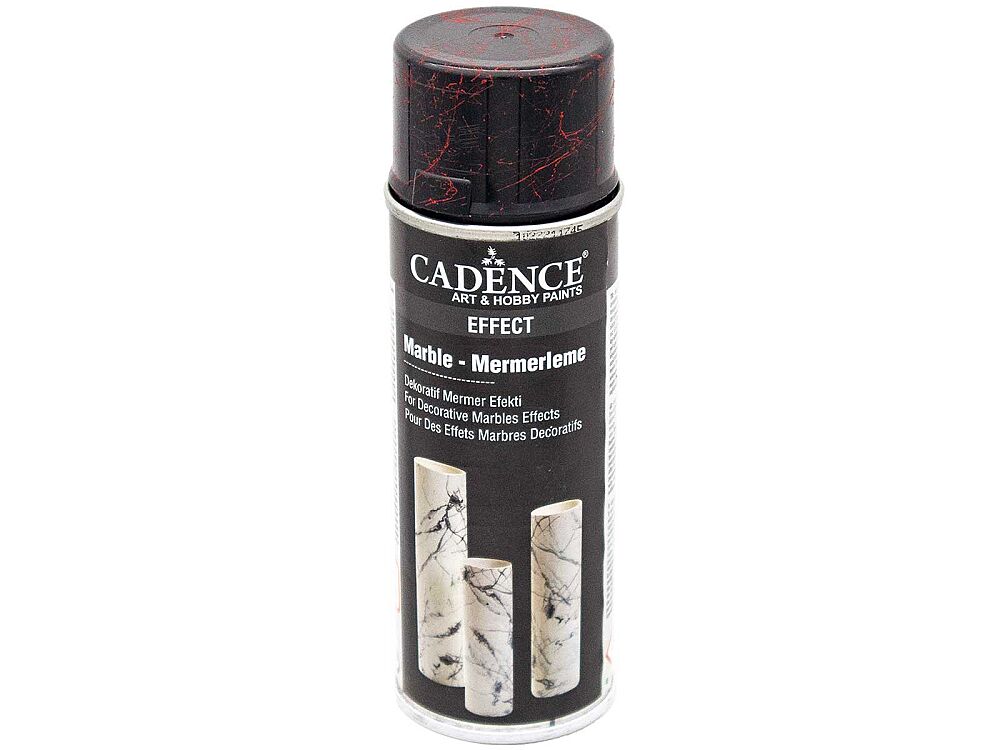 Cadence Kırmızı Silver Sprey Mermer Efekti 200 ML - 2