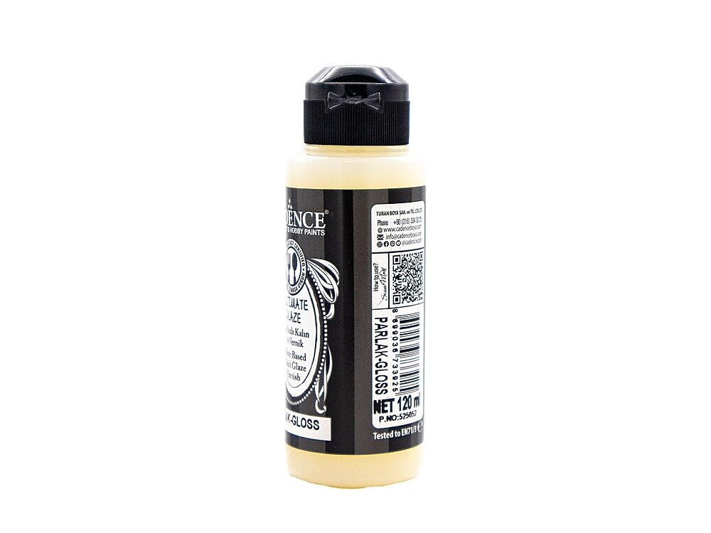 Cadence Ultimate Glaze Su Bazlı Vernik Parlak 120 ML - 3