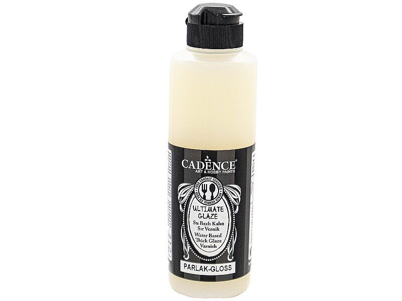 Cadence Ultimate Glaze Su Bazlı Vernik Parlak 250 ML - Cadence