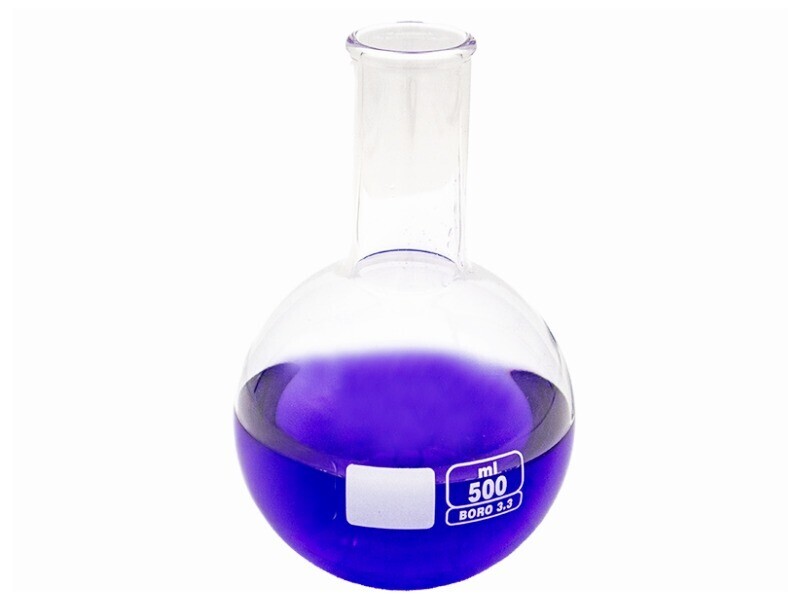 Cam Balon Dibi Düz 500 ML - Kimyacınız