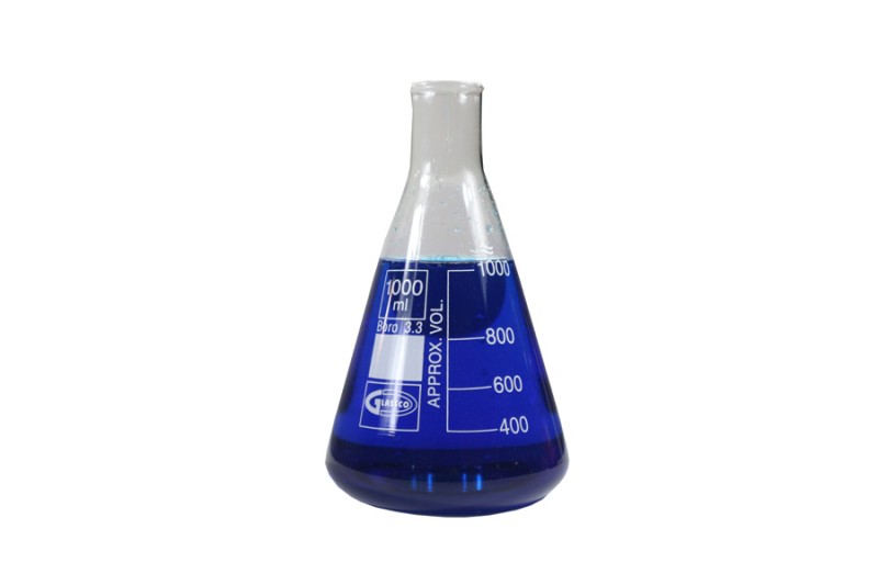 Cam Erlen Dereceli  1000 ML  Erlenmeyer Flask - Kimyacınız
