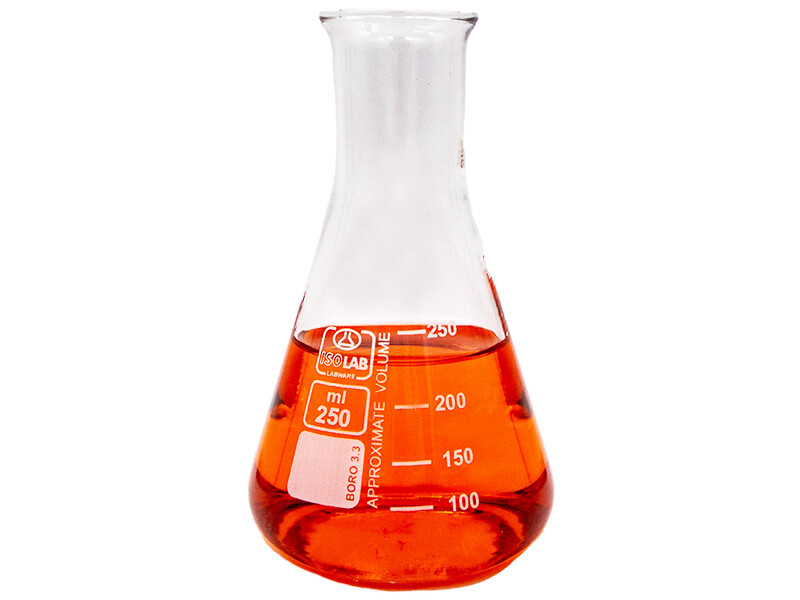 Cam Erlen Dereceli  250 ML  Erlenmeyer Flask - Kimyacınız