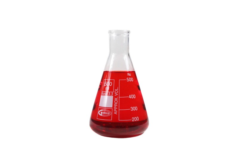 Cam Erlen Dereceli  500 ML  Erlenmeyer Flask - Kimyacınız