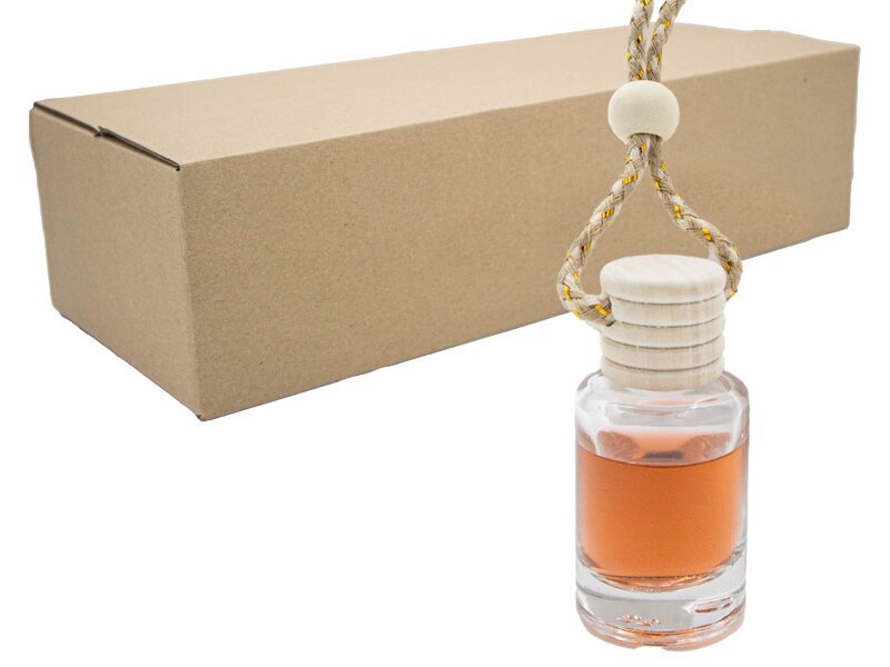 Cam Oto Kokusu Şişesi 10 ml Ahşap Kapaklı 150 Adet - Kimyacınız