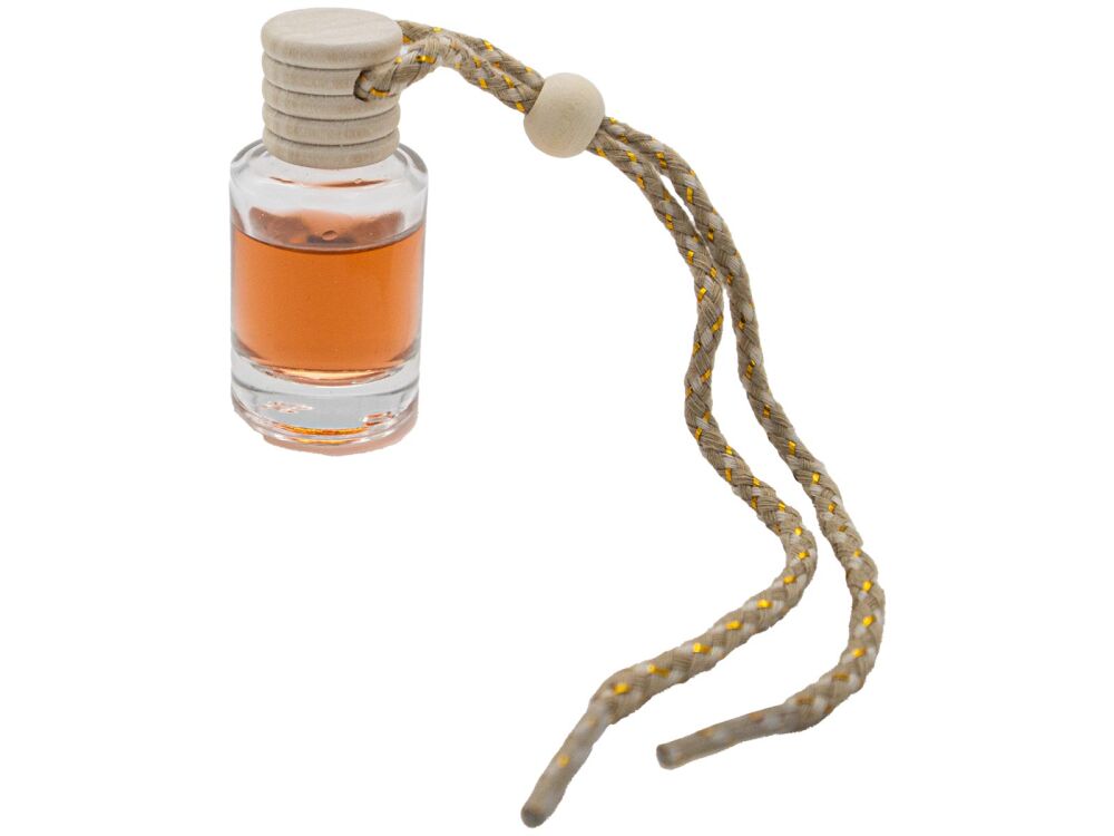 Cam Oto Kokusu Şişesi 10 ml Ahşap Kapaklı 5 Adet - 2