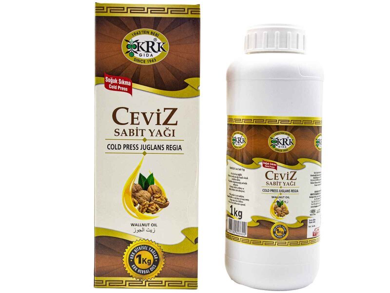 Ceviz Sabit Yağı 1 KG - KRK GIDA