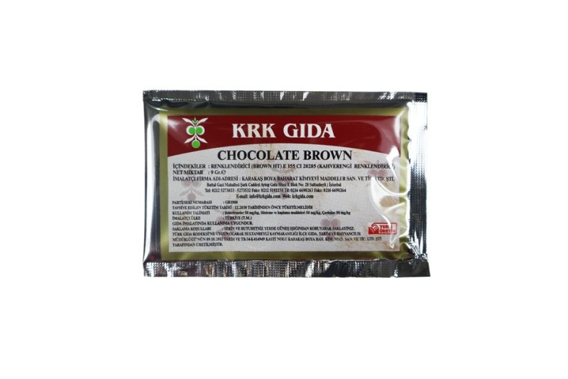 Chocolate Brown Kahverengi Gıda Boyası 9 GR - KRK GIDA