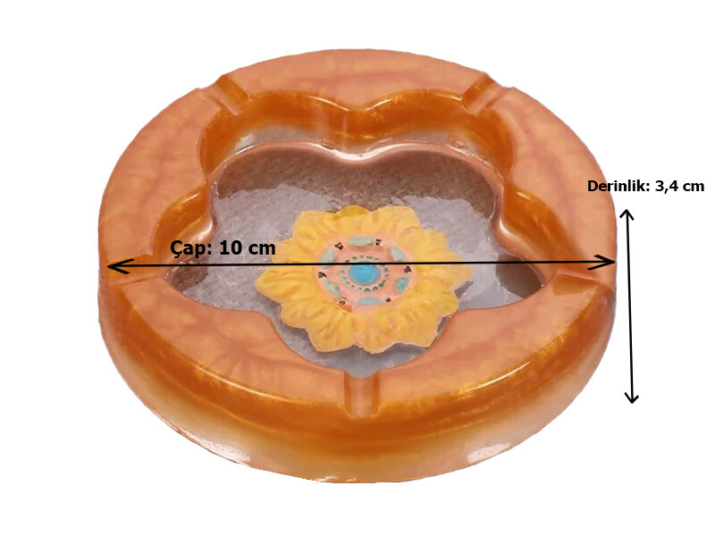 Çiçek Model Küllük Epoksi Kalıbı EPK-698 - 2