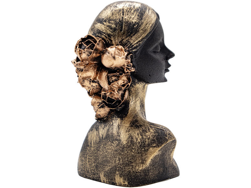 Çiçek Saçlı Kadın Silikon Mum Kalıbı M-149 - 4