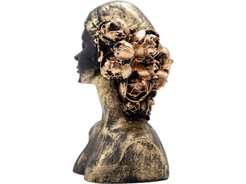 Çiçek Saçlı Kadın Silikon Mum Kalıbı M-149 - 6