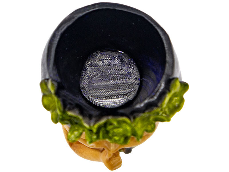 Çiçekli Sus Yapan Kız Beton Saksı Silikon Kalıp B-109 - 7