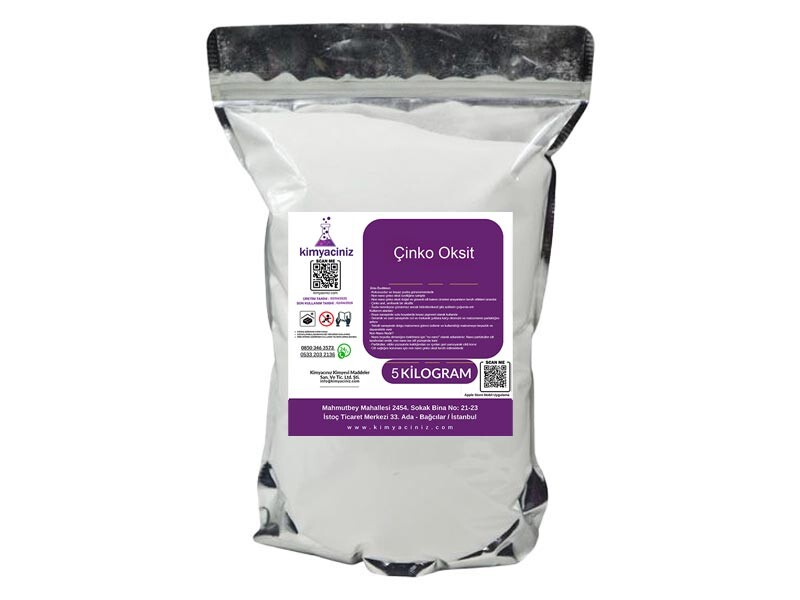 Çinko Oksit 5 KG - Kimyacınız