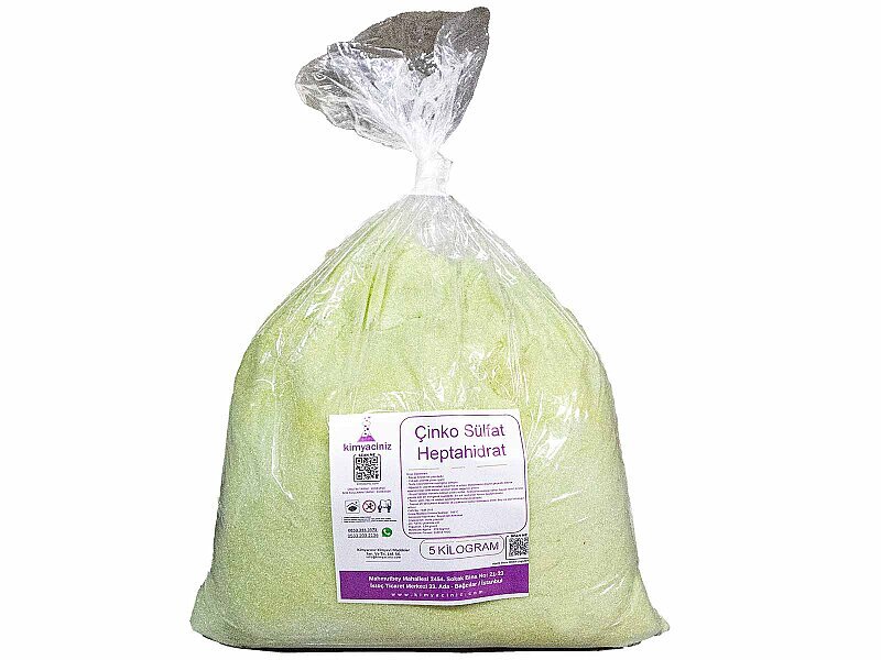 Çinko Sülfat Heptahidrat 5 KG - Kimyacınız