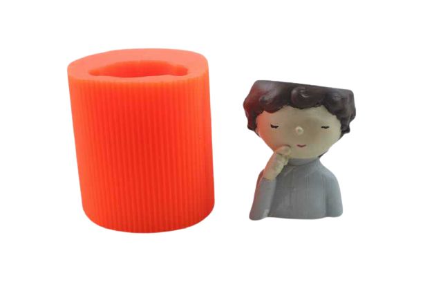 Çocuk Beton Saksı Silikon Kalıbı B-72 - Kimyacınız