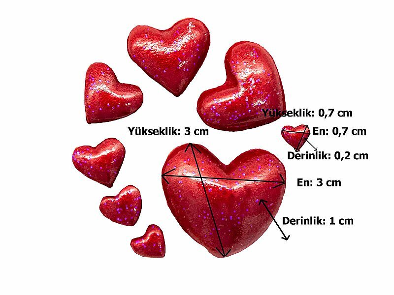 Çoklu Kalp Silikon Kalıbı KA-06 - 3