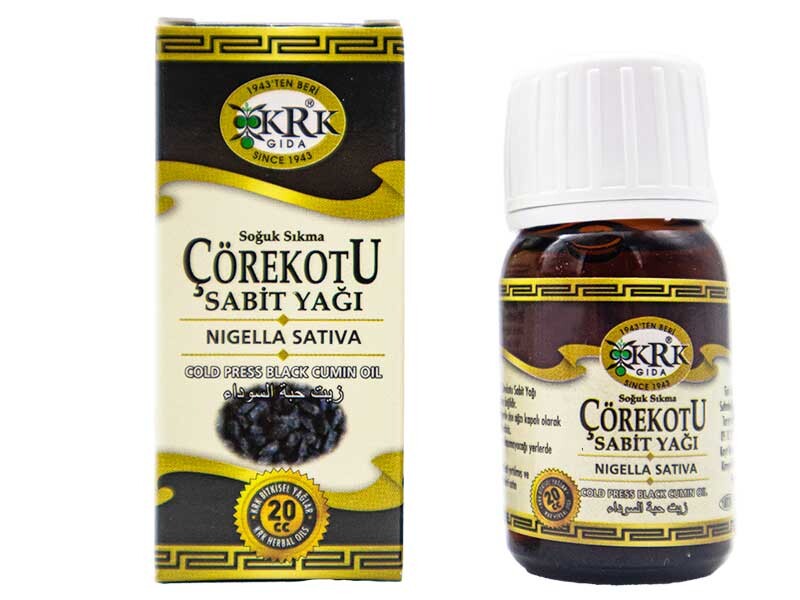 Çörekotu Sabit Yağı 20 CC 12 Adet - KRK GIDA