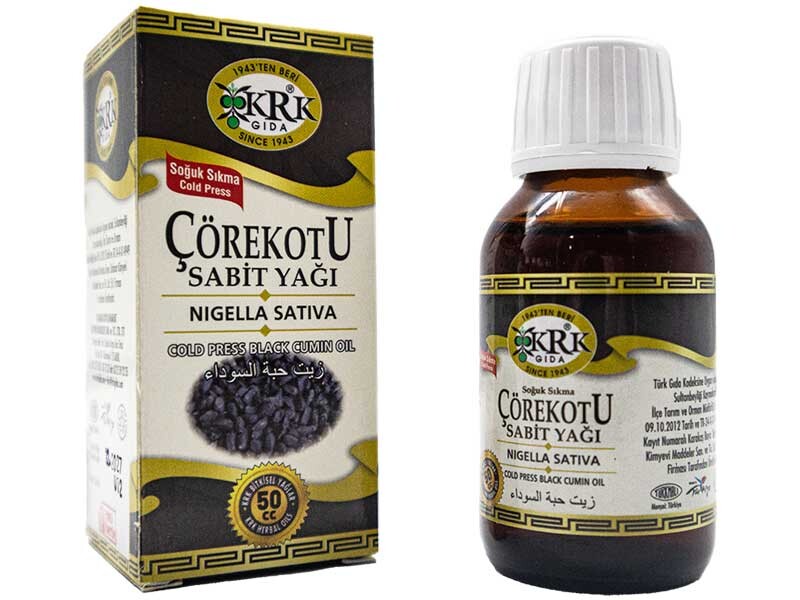 Çörekotu Sabit Yağı 50 CC 12 Adet - KRK GIDA