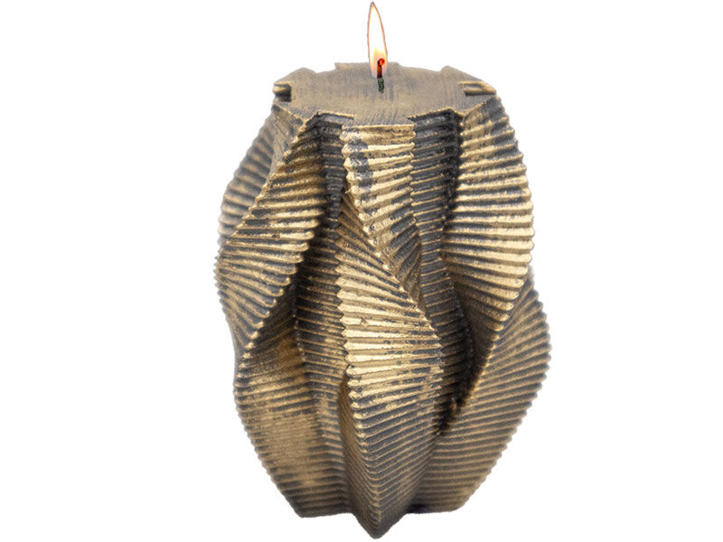 Dalgalı Oyma Yıldız Silikon Mum Kalıbı M-153 - 8