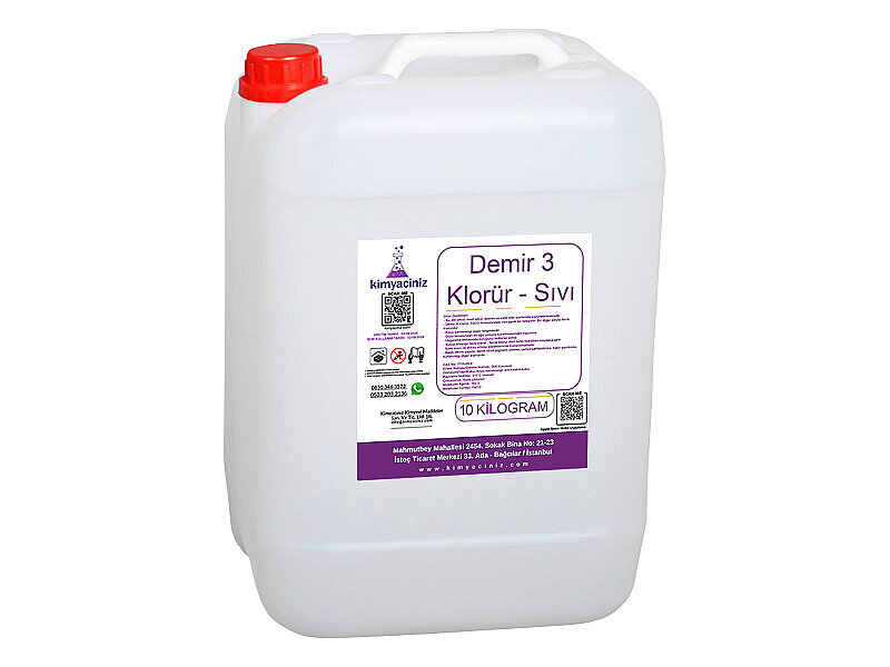 Demir 3 Klorür - Sıvı 10 KG - Kimyacınız