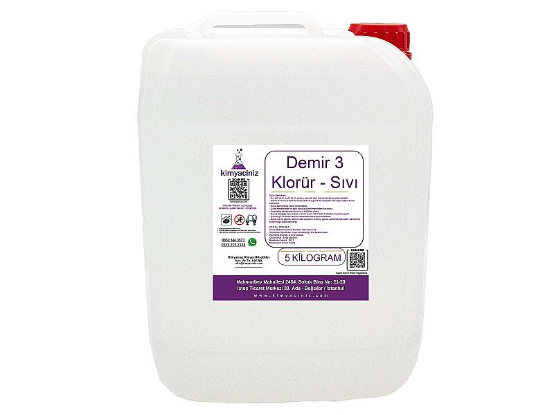 Demir 3 Klorür - Sıvı 5 KG - Kimyacınız