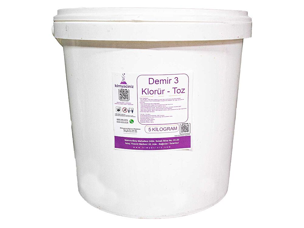 Demir 3 Klorür - Toz 5 KG - 1
