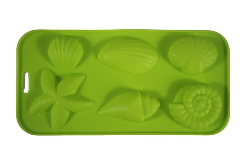 Deniz Kabukları Desenli 6'lı Silikon Kek Kalıbı KM-1345 - Kimyacınız