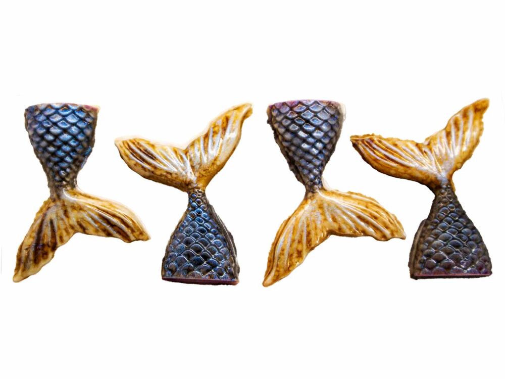 Deniz Kızı Kuyruğu 4'lü Silikon Mum Kalıbı M-323 - 2